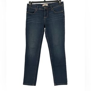 Free people skinny jeans size 28 low rise dark wash